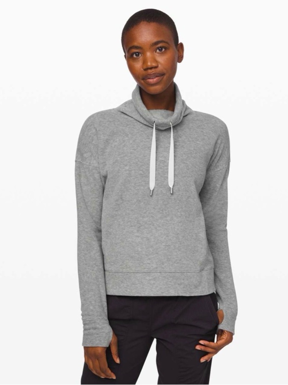 Lululemon Grey Go Forward Pullover